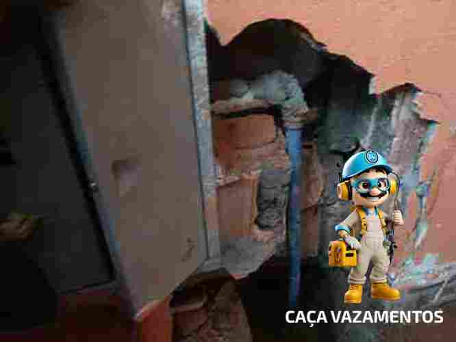 Caça vazamento barato guarulhos com laudo e garantia