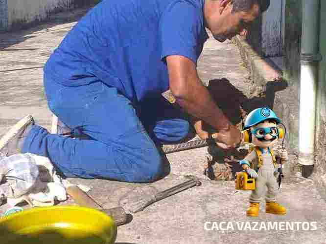 Detecção de vazamento definitivo com detector Geofone