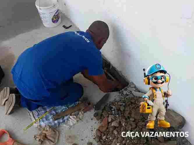 Caça vazamento válvula hydra, caixa d’água e cavalete de água Vila Carioca
