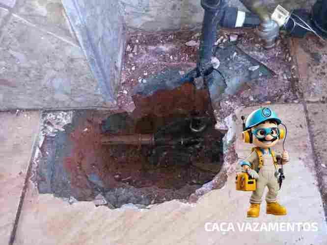 Detecção de vazamento profissional Ferraz de Vasconcelos
