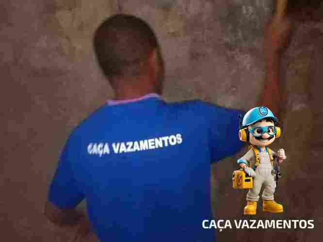 Caça vazamento na parede, solo, teto, laje e coluna SP