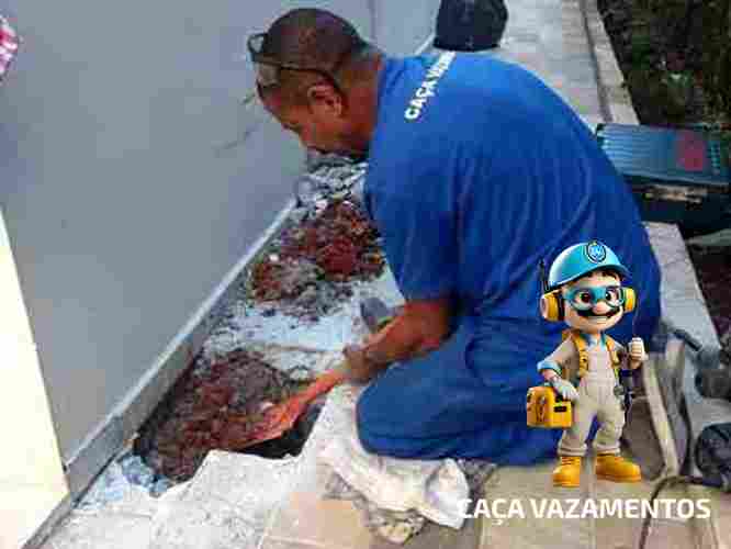 Caça vazamentos e infiltrações da Sabesp urgente