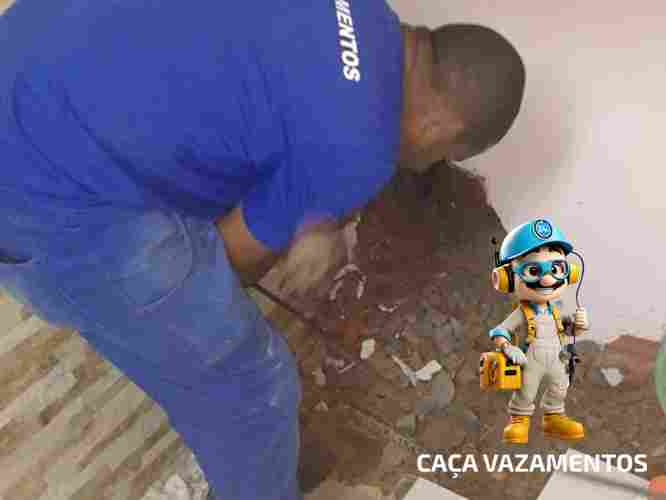 Serviço técnico de reparo de vazamento Guaianases na Zona Leste