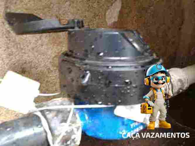 Detecção de vazamento caixa d’água, válvula hydra e cavalete com laudo e garantia