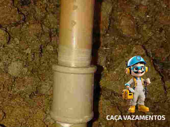 Detecção técnica de vazamento de água na parede, solo, teto, laje e coluna conta alta