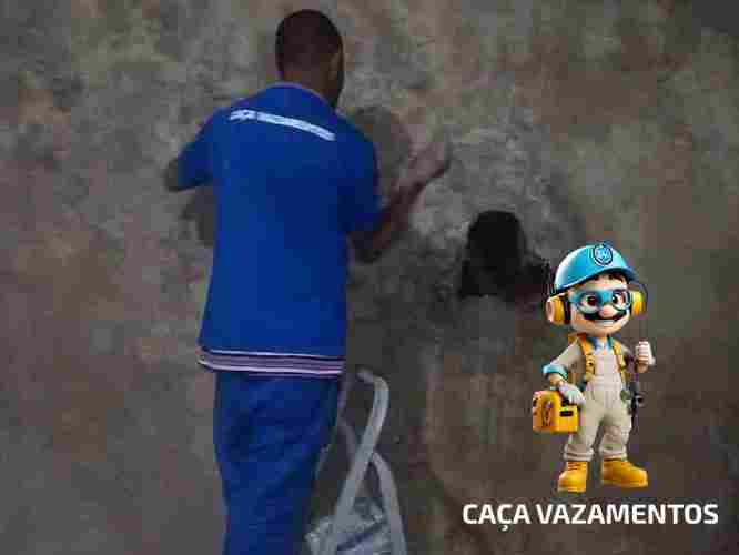 Solução em caça vazamento de água no piso parede, solo, teto e laje Vila Maria na Zona Norte