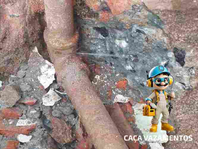 Vazamento de água reparado 24 horas